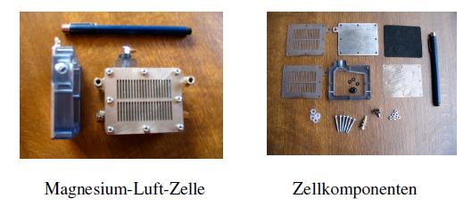 Magnesium-Luft-Testzelle